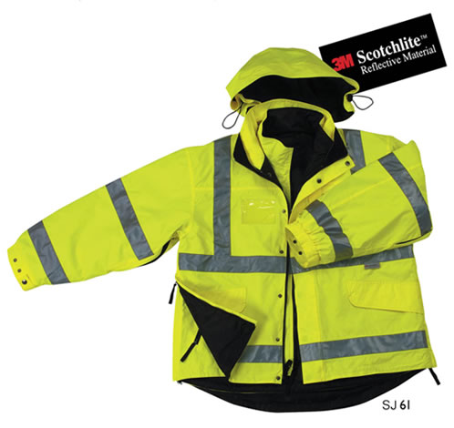 Six-in One Four Seasons Reversible/Rain Safety Jacket