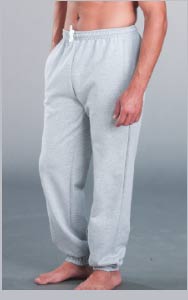 Pocketed Pants W Elastic Cuffs 