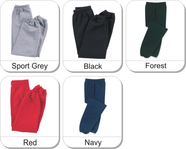 Gildan� Heavyweight Blend 50/50 Youth Sweatpant is available in the following colours: Black, Navy