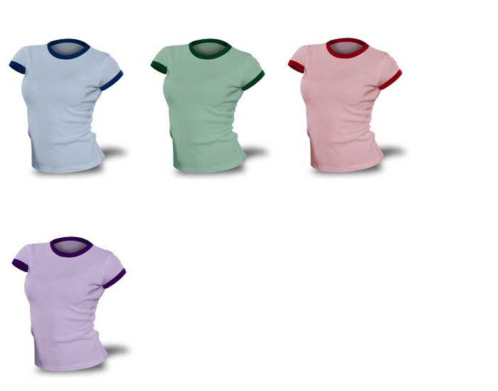 HEATHER JERSEY RINGER T-SHIRT is available in the following colours: HEATHER BLUE/NAVY, HEATHER GREEN/FOREST, PINK/CARDINAL, PURPLE/PURPLE
