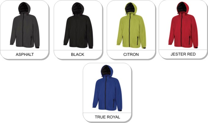 COAL HARBOUR ALL SEASON MESH LINED JACKET is available in the following colours: Asphalt, Black, Citron, Jester Red, True Royal