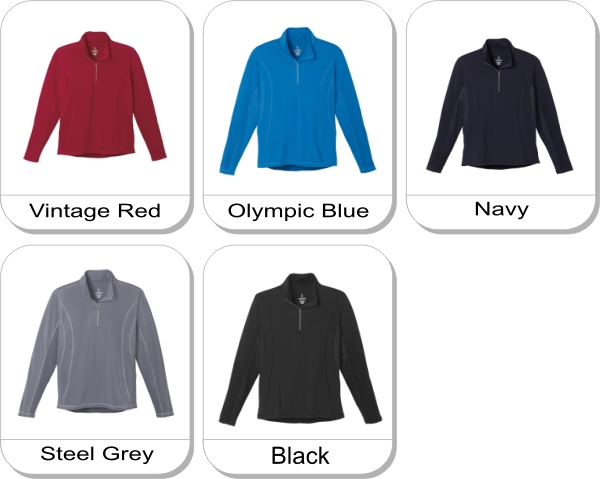 (M) CALTECH Knit quarter zip is available in the following colours: Vintage Red,  Olympic Blue,  Navy,  Steel Grey,  Black