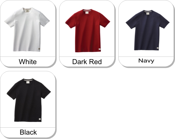 (M) EVERGREEN Roots73 SS Tee is available in the following colours: White,  Dark Red,  Atlantic Navy,  Black