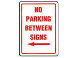 No Crossing Between Signs.