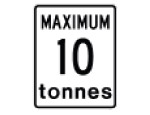 maximum 10 tonnes