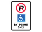 No parking, by permit only