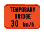 temporary bridge 30km/h