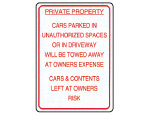 Private Property Sign 