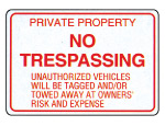 No Trespassing Sign 