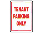 Tenant Aprking Only Sign 
