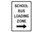 School Bus Loading Lane 