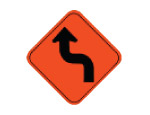 Sharp Left And Right Curve Ahead 