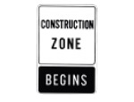 Construction Zone Begins 