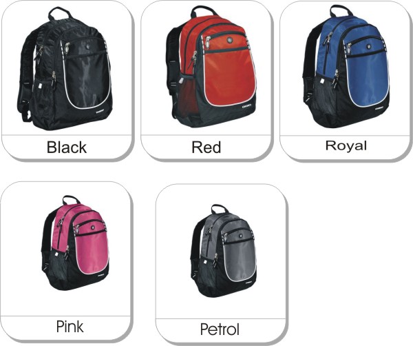 OGIO�  Carbon Backpack is available in the following colours: Black, Red, Royal, Pink, Petrol
